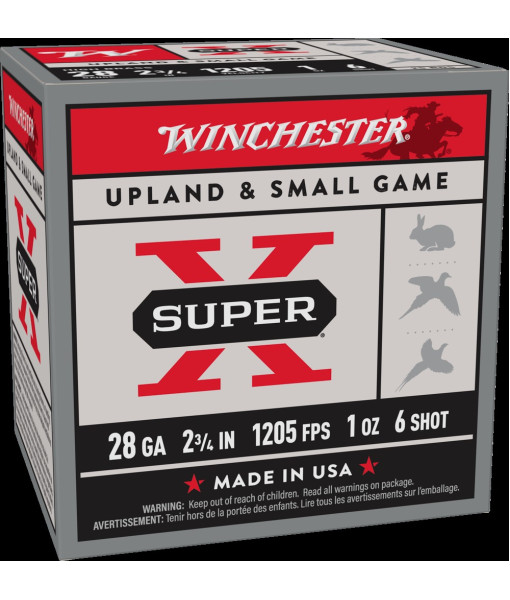 WINCHESTER SUPER X 28GA 2''3/4 #6 1205FPS