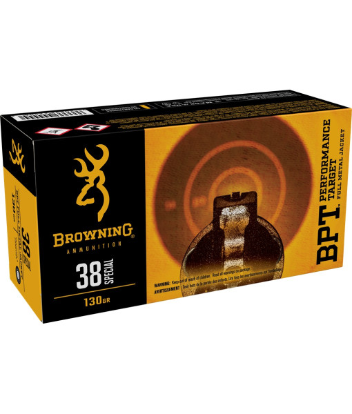 BROWNING 38 SPECIAL 130G FMJ