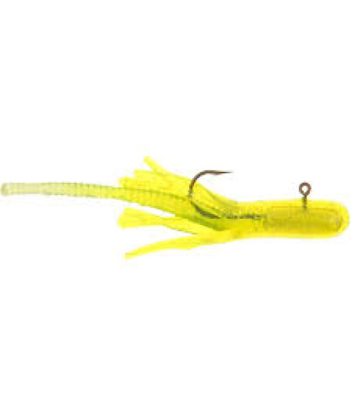BERKLEY POWERBAIT ATOMIC TEASER 1/32OZ CHARTREUSE SILVER FLECK