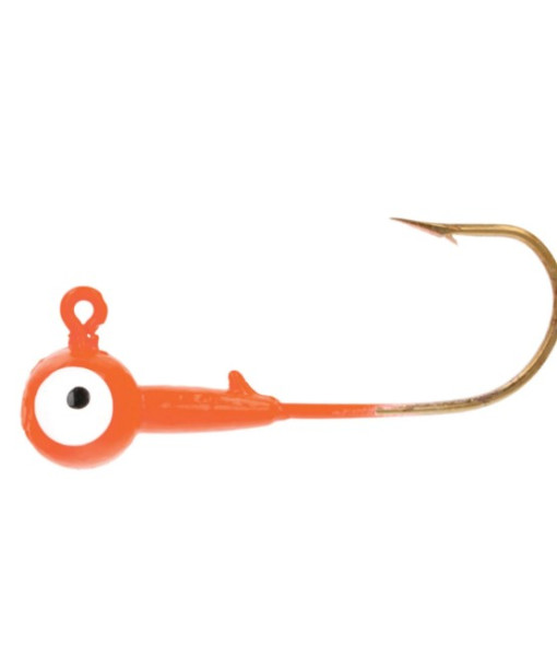 EAGLE CLAW BALL HEAD JIG 1/16OZ ORANGE