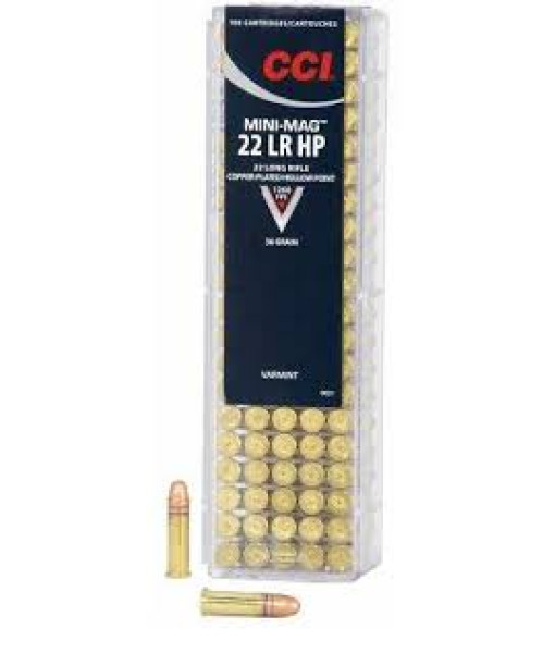 CCI MINI-MAG HP 22LR 36GR 1260FPS