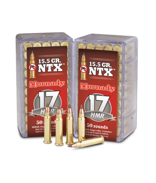 HORNADY 17 HMR NTX 15.5GR