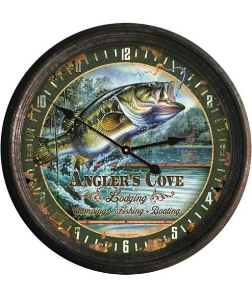 Rivers Edge Horloge Achigan Acier 15''