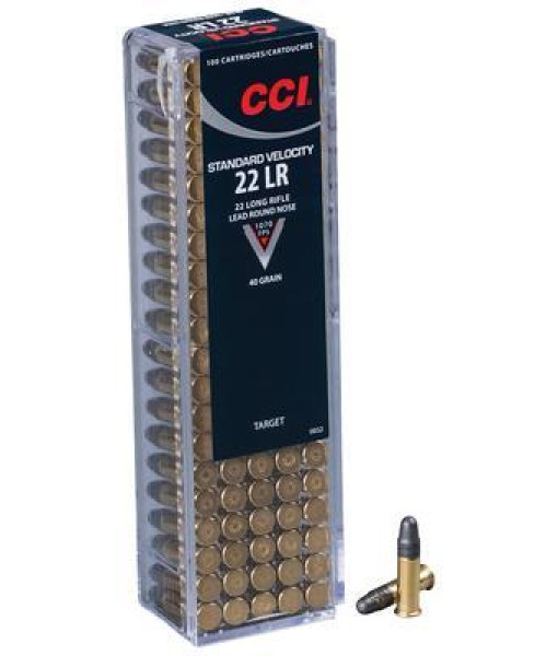 CCI 22LR STANDARD VELOCITY 40GR 1070FPS