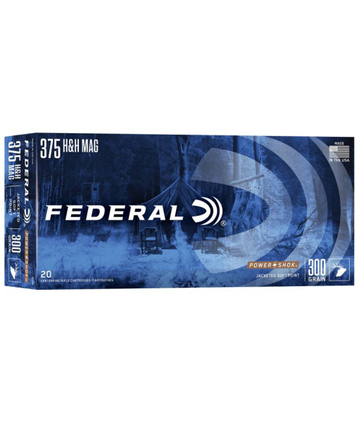 FEDERAL POWER SHOK 375 H&H 300GR