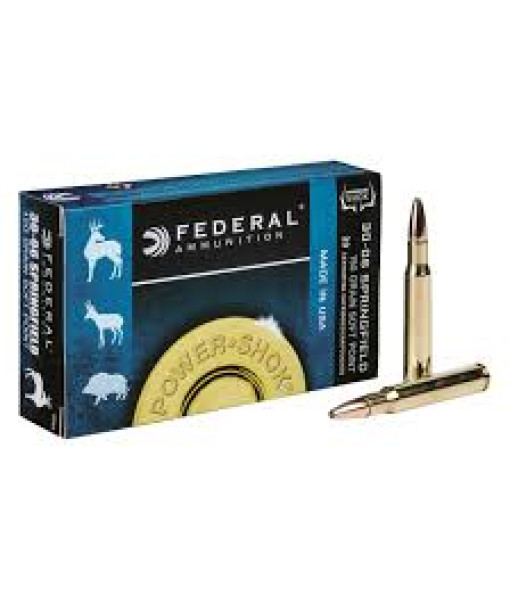Federal Power-Shok 30-06SPRG 150Gr Soft Point