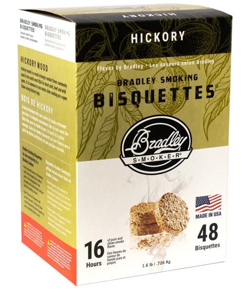 BRADLEY SMOKER BISQUETTE HICKORY 48UN