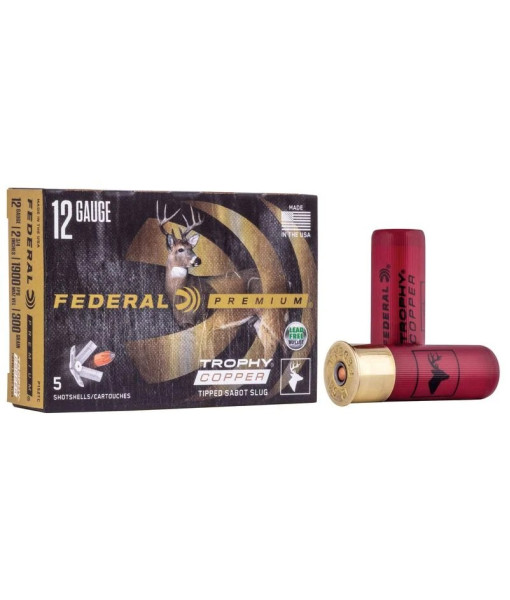 Federal Premium Trophy Copper Sabot Slug 12GA 2 3/4 IN 300GR