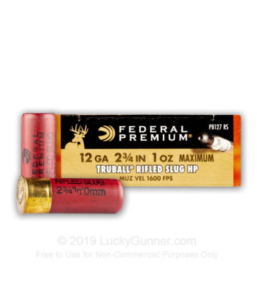 Federal Premium Vital-Shok 12ga 2-3/4 1oz 1600ps