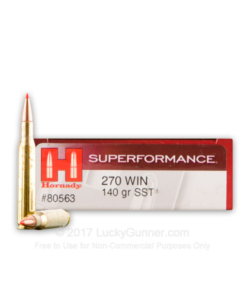 Hornady Superformance 270Win 140Gr SST