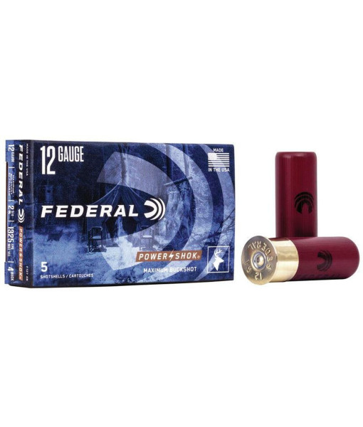 FEDERAL POWERSHOK MAGNUM RIFLED SLUG HP 12GA2 3/4'' 1 1/4OZ