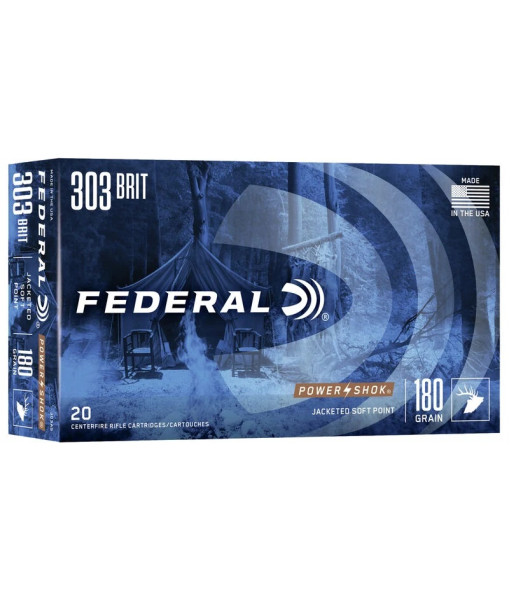 FEDERAL POWERSHOCK 303 BRITISH 180GR