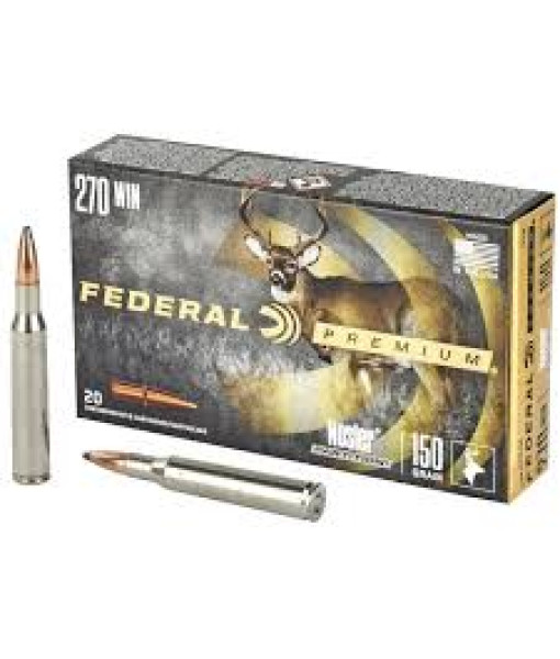 FEDERAL PREMIUM 270WIN 150GR NOSLER PARTITION