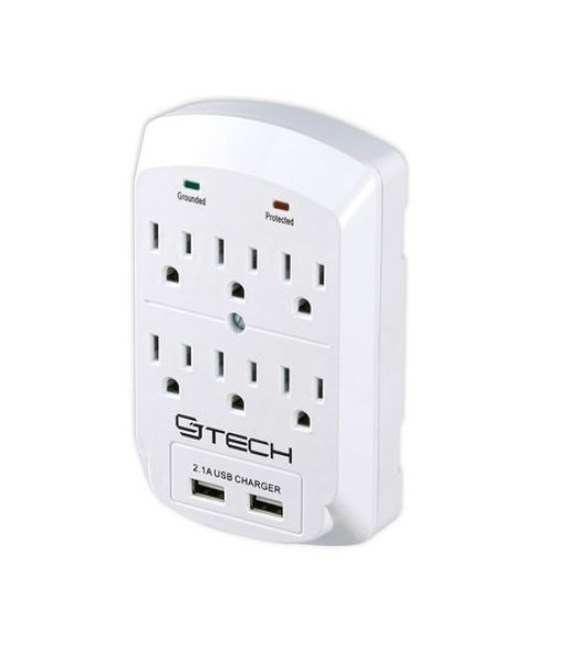 Bloc 6 Prises Cahrgeur 2.4am,5vlt,300 Joules