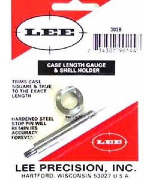 Lee Precision 303 British Case Lenght Gauge + Shell Holder