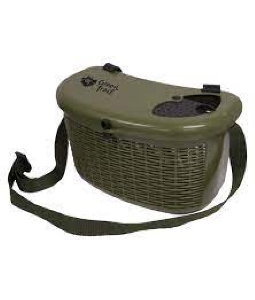 Gros Panier Vert À Poisson En Plastique