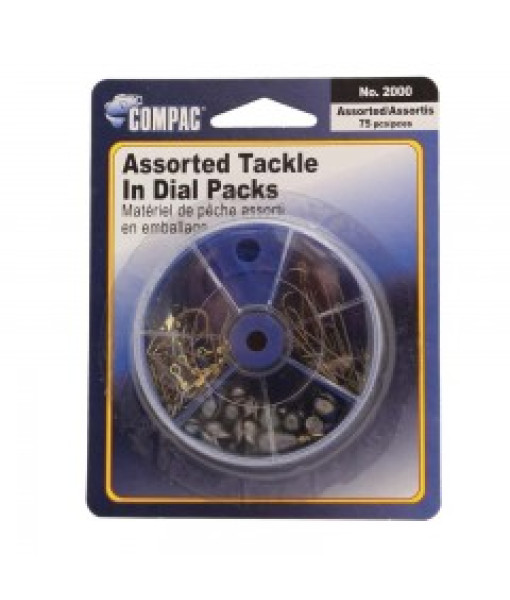 Compac Assortiment Hamecons Plombs 75 pcs