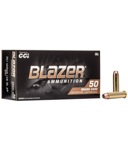 BLAZER BRASS 357 MAGNUM 158GR JHP
