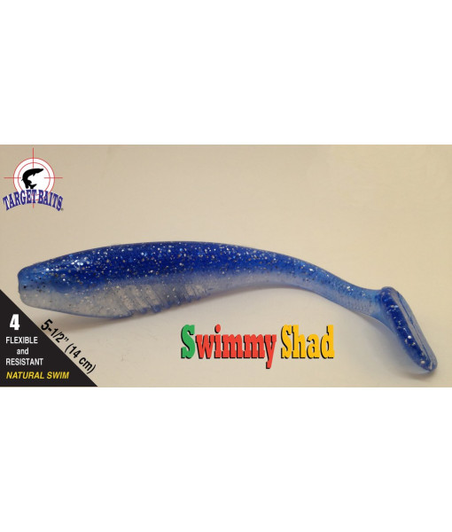 Target Bait blue Silver Sans Tête