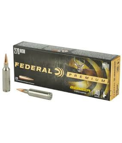 FEDERAL PREMIUM 270WSM 140GR BERGER HYBRID HUNTER