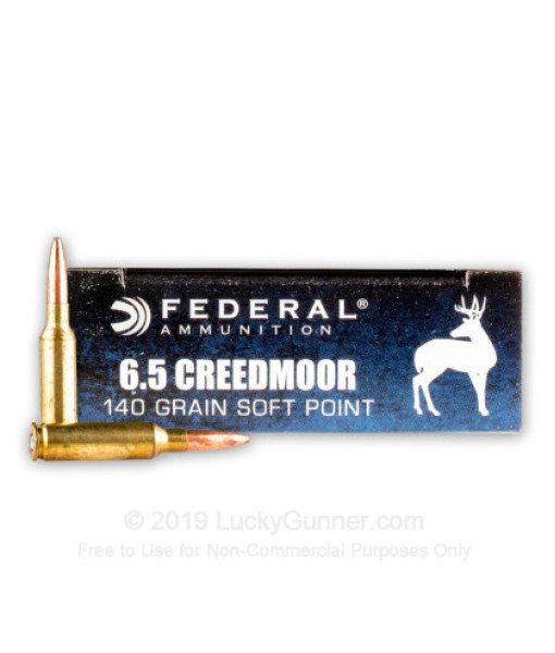 Federal Power-shock 6.5 Creedmoor 140gr Soft Point