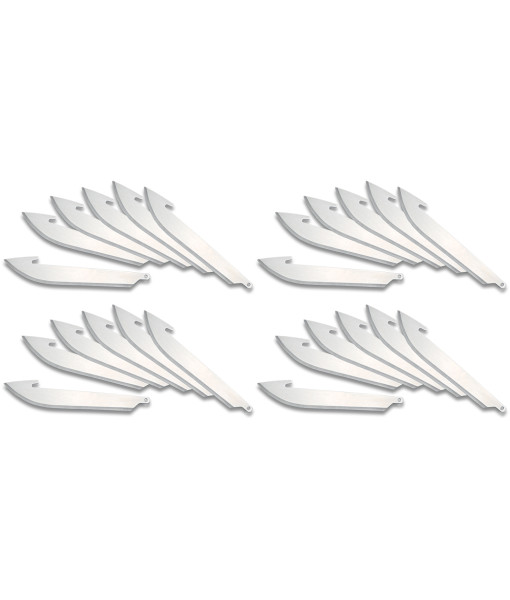 OUTDOOR EDGE DROP-POINT 3.5'' 24UN #350 LAME DE REMPLACEMENT