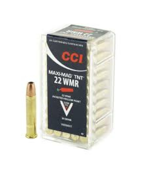 CCI Maxi-Mag TNT 22wmr 40gr Hollow Point
