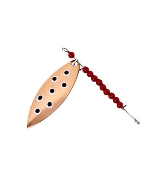 Étic Spinner Willow Leaf Cuivre Point Noir Simple