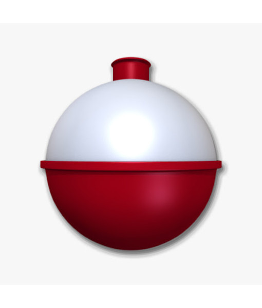 Compac Flotte Plastic Rouge Blanc  1 1/4''