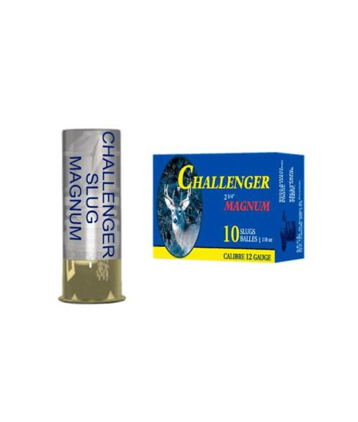 CHALLENGER SLUGS 12GA 2''3/4 1 1/8OZ