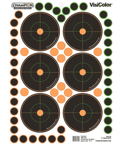 Champion Targets Papier auto-adhésif VisiColor 3 