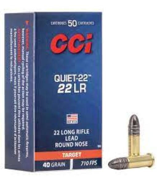 CCI QUIET-22 22LR 40GR LRN 710FPS
