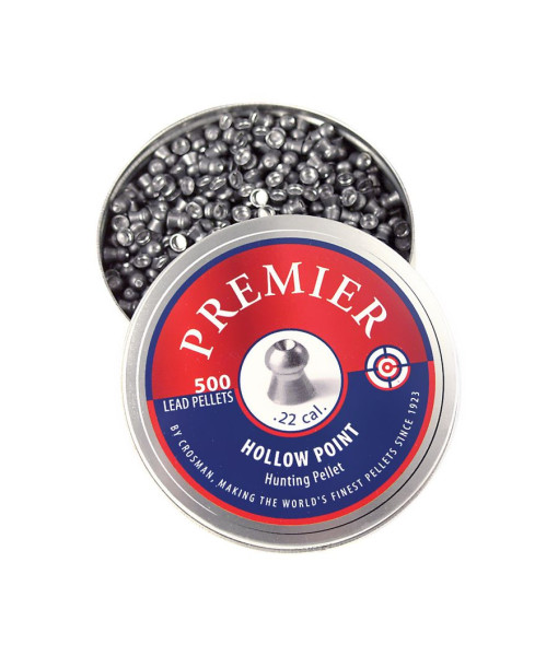 CROSMAN PREMIER HOLLOW POINT 5.5MM 14.3G 500UN
