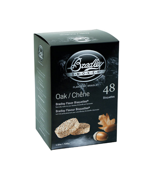 BRADLEY SMOKER BISQUETTE CHENE 48UN