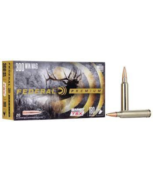 Federal premium 300 Win Mag Barnes TSX 180gr