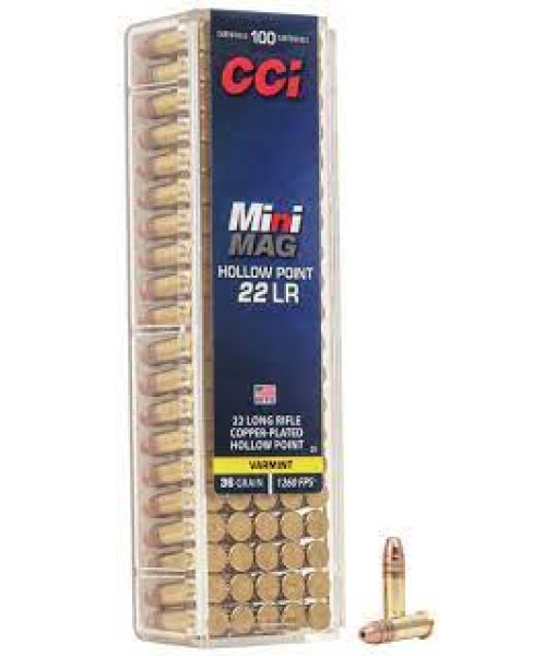 CCI MINI MAG SEGMENTED HP 22LR 40GR 1235FPS