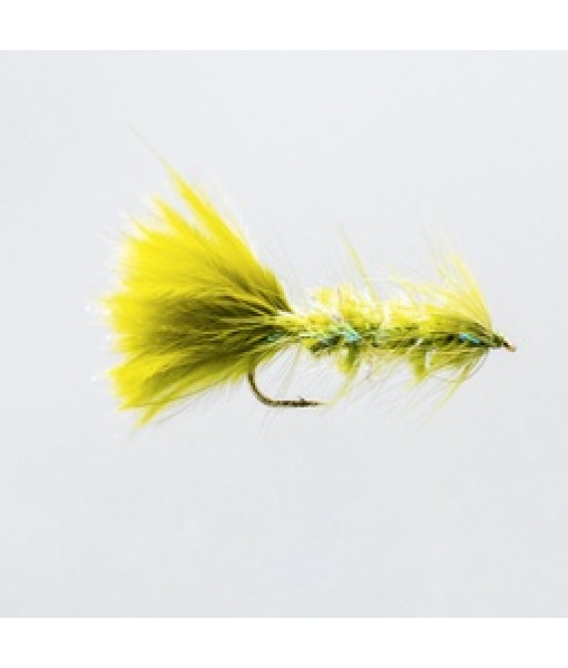 NEPTUNE FLIES OLIVE CRYSTAL BUGGER STREAMER #6