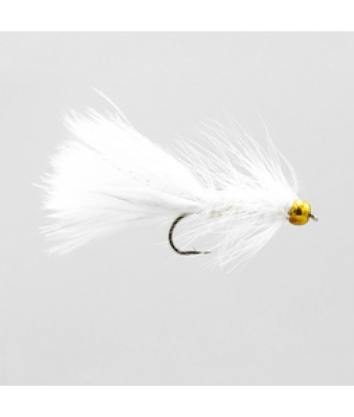 Bead Head Crystal Bugger White Streamer