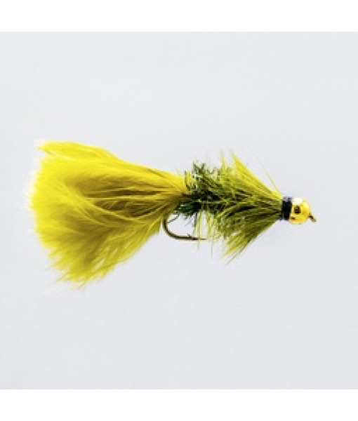 Bead Head Crystal Bugger Olive Streamer
