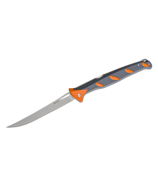 COUTEAU 6'' FILET EAU DOUCE ORANGE/GRIS