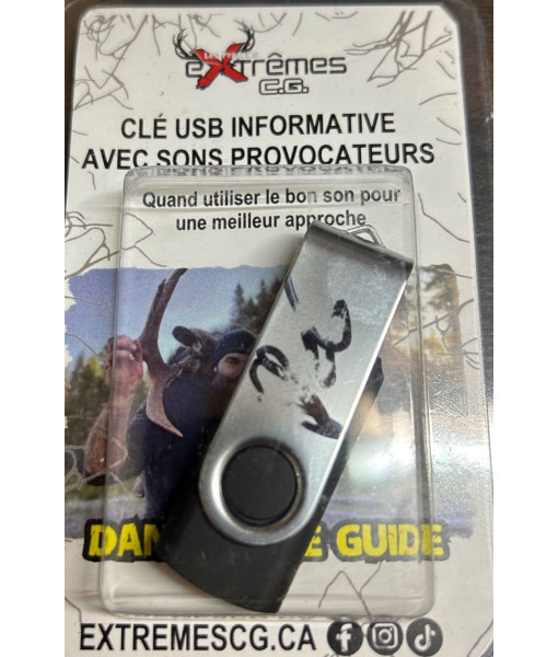 EXTREME C.G CLE USB AVEC SONS ORIGNAL GUIDE DAN LAVOIE