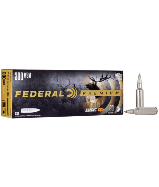 FEDERAL PREMIUM 300WSM 180GR TROPHY BONDED TIP