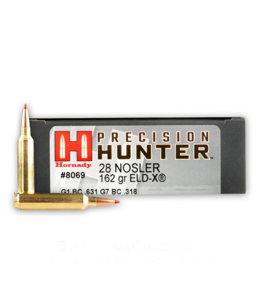 HORNADY PRECISION HUNTER 28 NOSLER 162GR ELD-X