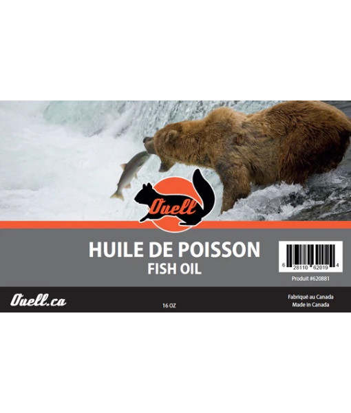 OUELL HUILE DE POISSON 16OZ