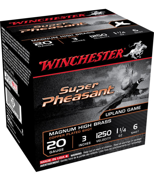 WINCHESTER SUPER PHEASANT 20GA 3'' #6