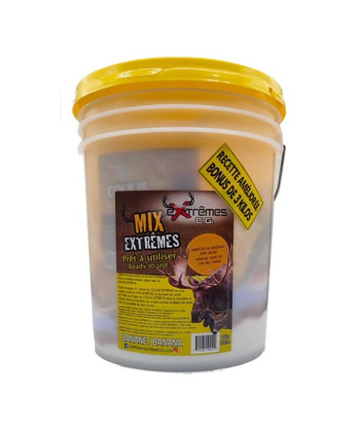EXTREME C.G MIX EXTREME BANANE 18KG + 4L Coulis