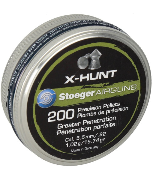 STOEGER PELLETS X-HUNT 5.5MM 15.74GR