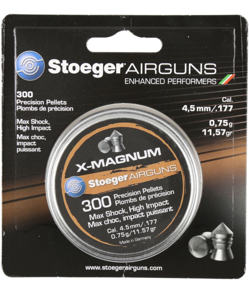 STOEGER PELLETS X-MAGNUM 4.5MM 11.57GR