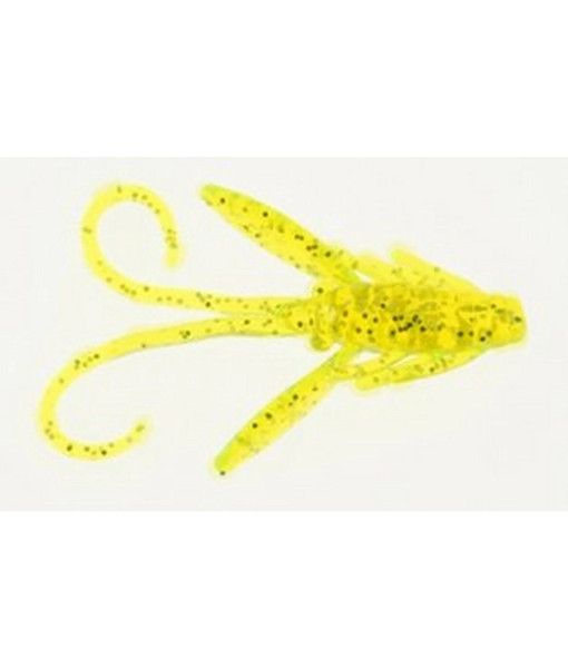 BERKLEY POWERBAIT 1'' POWERNYMPH CHARTREUSE SILVER FLECK