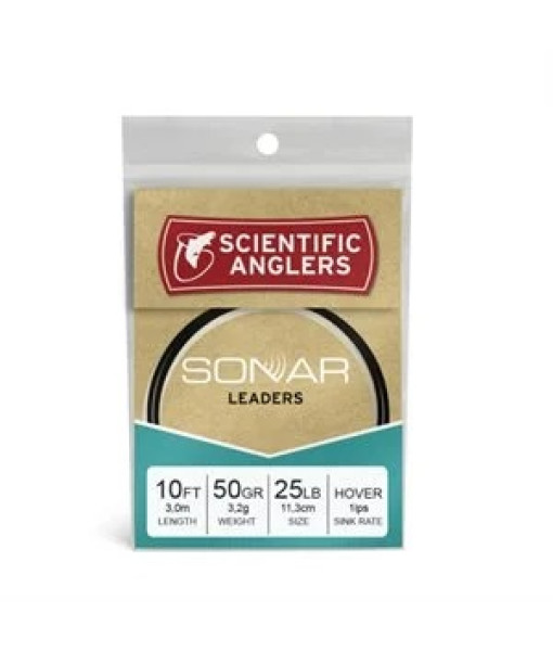 SCIENTIFIC ANGLERS SONAR LEADERS 10FT 25LB SINK 6